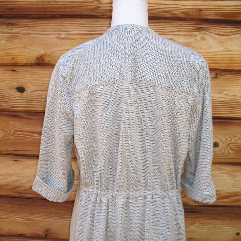 Thick Knit Full Zip Front Dress - Picture 7 of 10